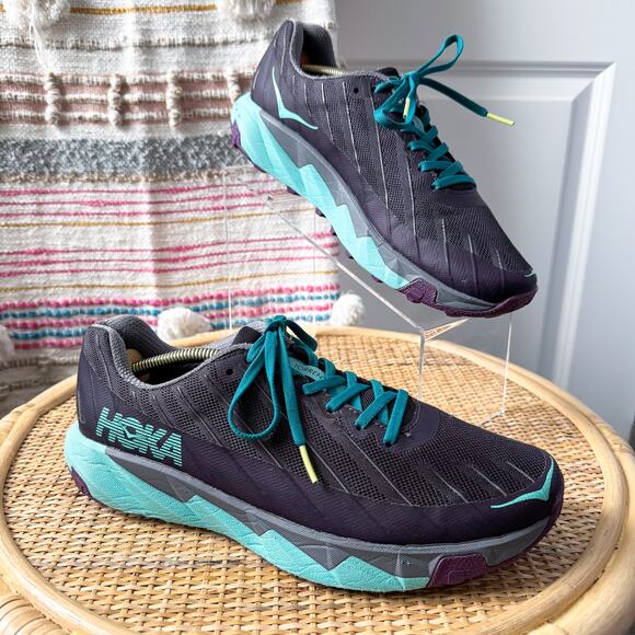 Hoka One One Shoes - Hoka One One Torrent Nine Iron Steel Gray Trail Running Sneakers Women's 10